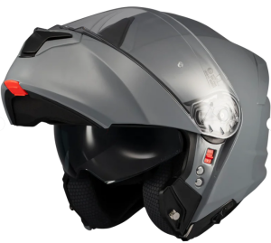 MT Genesis Sv Pure A12 Parlak Gri Çene Açılır Kask