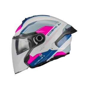 MT Cosmo Sv Icarus A8 Parlak Açık Kask