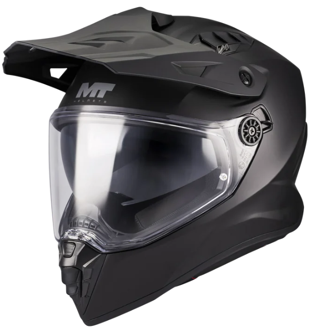 MT Track Sv Pure A1 Matt Siyah Terekli Kask