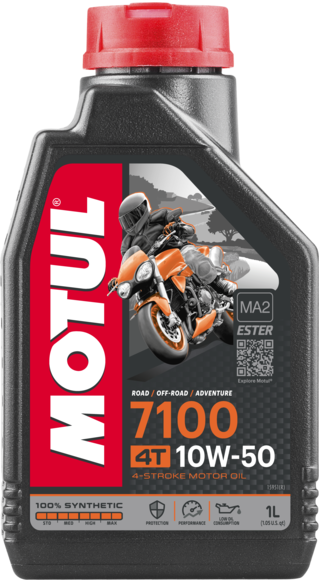 MOTUL 7100 10W50 MOTOSİKLET YAĞI (1 LT) (2019-2022 TARİHLİ)