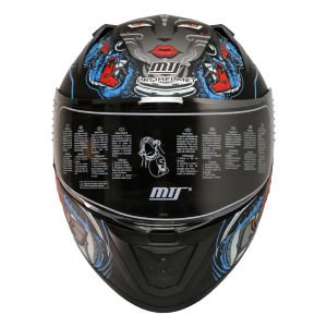 Mts M-801 Snake Full Face Kask Myth Blue