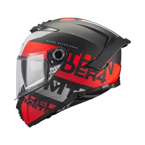 Mt Thunder 4 Sv Waves B5 Matt Kapalı Kask