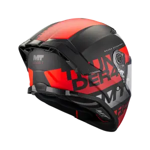 Mt Thunder 4 Sv Waves B5 Matt Kapalı Kask