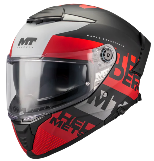Mt Thunder 4 Sv Waves B5 Matt Kapalı Kask