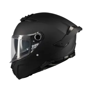 Mt Thunder 4 Pure A1 Matt Siyah Kapalı Kask
