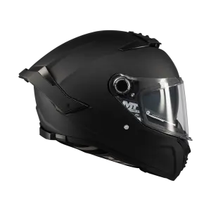 Mt Thunder 4 Pure A1 Matt Siyah Kapalı Kask