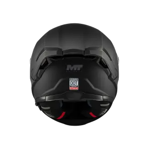 Mt Thunder 4 Pure A1 Matt Siyah Kapalı Kask