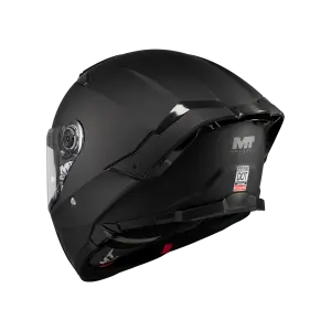 Mt Thunder 4 Pure A1 Matt Siyah Kapalı Kask
