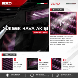 RPD Yüksek Akışlı Hava Filtresi  PCX 150 (2018-2020)