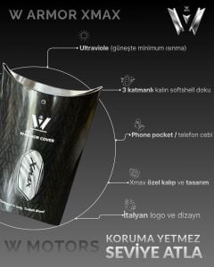W Motors Xmax Sele Kılıfı