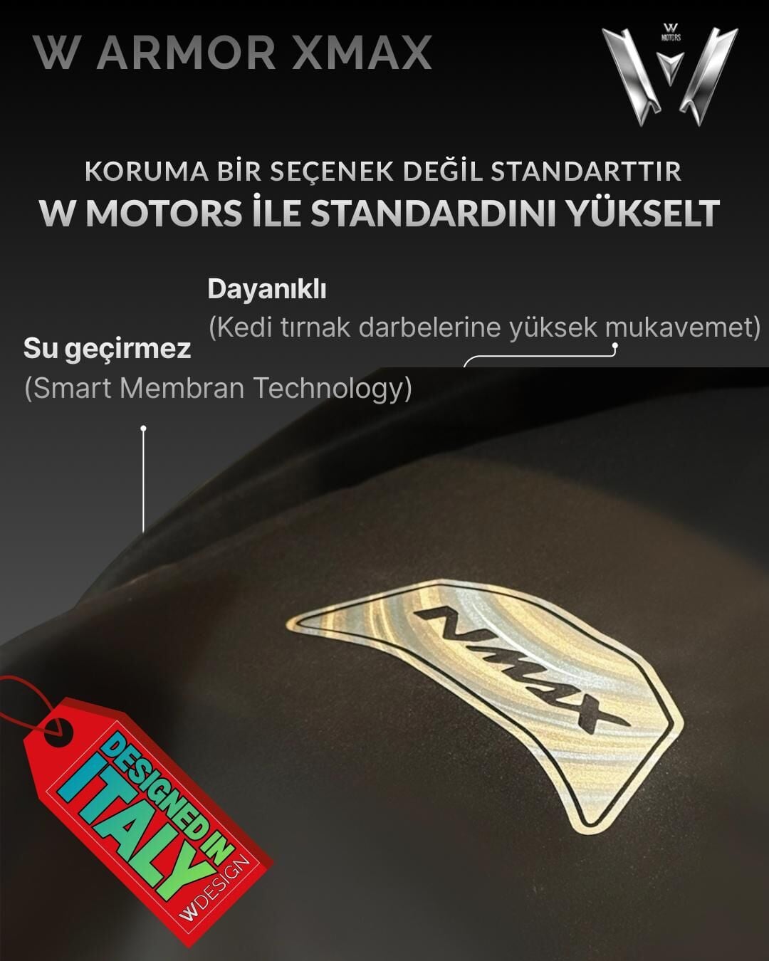 W Motors Nmax Sele Kılıfı