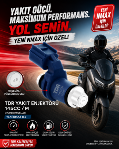Tdr N-Max 145cc/M 10He1 için Yakıt Enjektörü Y1 (Koyu Mavi)