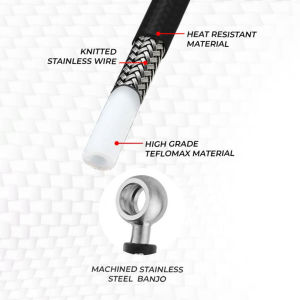 Tdr Teflomax Fren Hortumu R3-R4 Uzatılmış 36 İnç (92 cm) X-Max Abs (2018-2025)