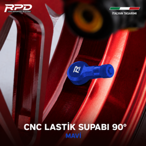 Rpd Cnc Lastik Valf Kapağı Seti 90 Derece Açılı (10MM)