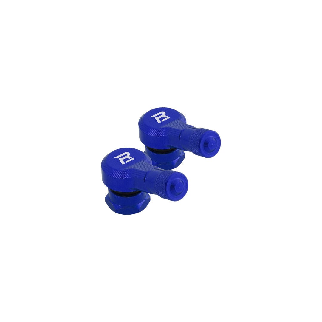 Rpd Cnc Lastik Valf Kapağı Seti 90 Derece Açılı (10MM) Mavi