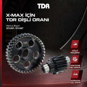 Tdr XMax 250 / 300 Şanzıman Hareket Dişli Seti (2018-2024) 13x36