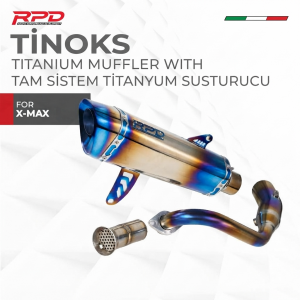 Rpd Komple Sistemli Titanyum Susturuculu Tynox Xmax 250/300 (2018-2025)