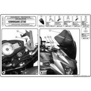 Kappa KA446 Kawasakı Z 750 (2007-2013) Ruzgar Sıperlık