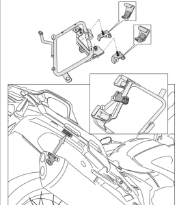 Kappa KLXR1110 HONDA CROSSTOURER 1200 (12-15) Yan Canta Tasıyıcı