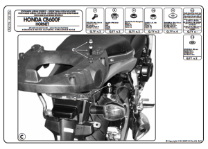 Kappa KLX176 HONDA CB 600 F HORNET HORNET ABS (07-10) Yan Canta Tasıyıcı
