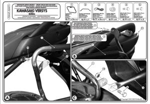 Kappa KLX447 Kawasakı VERSY 650 (06-09) Yan Canta Tasıyıcı
