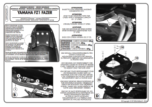 Kappa KZ359 Yamaha FZ1 FAZER 1000 (06-15) Arka Canta Tasıyıcı